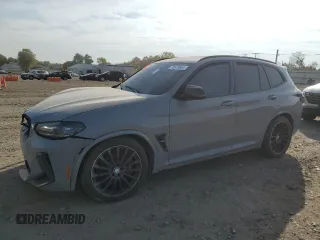 2022 BMW X3 M with VIN 5YM13EC06N9M29934, listed as a Copart auction lot 75519544 with 0 mi miles and Salvage Title. Bid and sale history available at carsss.com. Image 1.