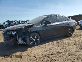 2021 Subaru Impreza Premium with VIN 4S3GKAD64M3602675, listed as a Copart auction lot 57650615 with 79,227 mi miles and Salvage title. Bid and sale history available at DreamBid. Image 1.