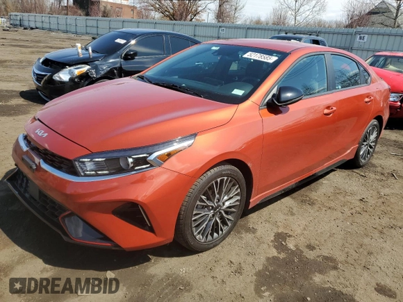 2024 Kia Forte GT-Line with VIN 3KPF54AD1RE734977, listed as a Copart auction lot 52178585 with 12,196 mi miles and Salvage Title. Bid and sale history available at carsss.com. Image 1.