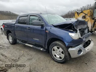 2013 Toyota Tundra with VIN 5TFDY5F18DX302012, listed as a Copart auction lot 43340675 with 33,685 mi miles and Salvage title. Bid and sale history available at DreamBid. Image 4.