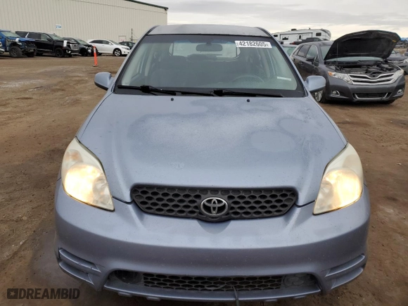 2003 Toyota Matrix Std with VIN 2T1LR32E43C761332, listed as a Copart auction lot 42182605 with 220,801 mi miles and Salvage Title. Bid and sale history available at carsss.com. Image 5.