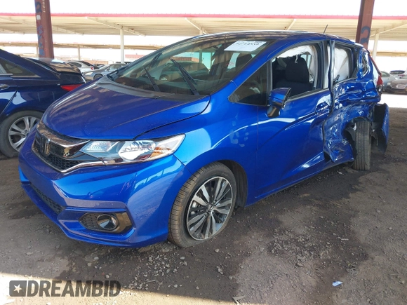 2019 Honda Fit EX with VIN 3HGGK5H83KM715128, listed as a IAAI auction lot 42714559 with 55,855 mi miles and . Bid and sale history available at DreamBid. Image 16.