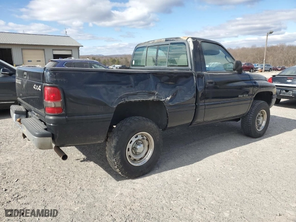 1996 Dodge Ram 1500 with VIN 1B7HF16Z3TS706644, listed as a Copart auction lot 45739775 with 128,104 mi miles and Salvage Title. Bid and sale history available at carsss.com. Image 3.