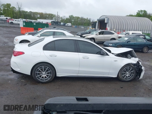 2023 Mercedes-Benz C 43 AMG with VIN W1KAF8HB4PR095973, listed as a IAAI auction lot 39392007 with 10,977 mi miles and . Bid and sale history available at DreamBid. Image 12.