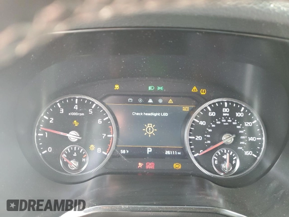 2022 Kia Telluride SX with VIN 5XYP5DHC2NG297649, listed as a Copart auction lot 54086565 with 26,111 mi miles and Salvage title. Bid and sale history available at DreamBid. Image 9.