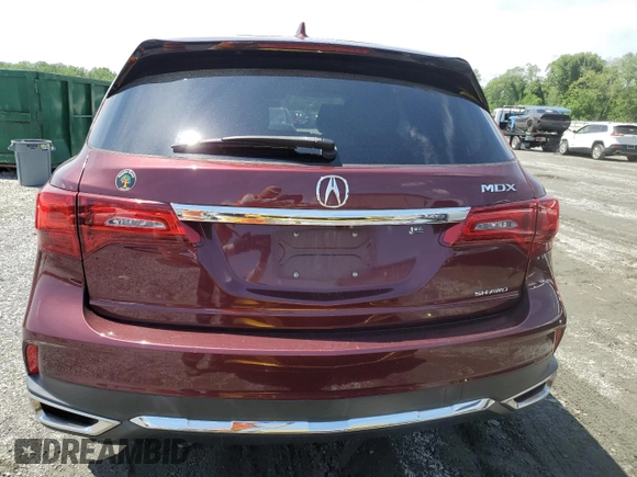 2018 Acura MDX Technology with VIN 5J8YD4H79JL013024, listed as a Copart auction lot 56450505 with 89,375 mi miles and Salvage title. Bid and sale history available at DreamBid. Image 6.