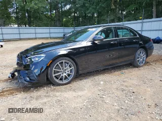 2021 Mercedes-Benz E 350 with VIN W1KZF8DB3MA928133, listed as a Copart auction lot 63409855 with 29,168 mi miles and Salvage title. Bid and sale history available at DreamBid. Image 1.