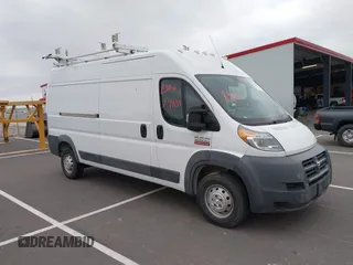 2017 Ram ProMaster Cargo with VIN 3C6TRVDG1HE509404, listed as a IAAI auction lot 41878306 with 62,569 mi miles. Bid and sale history available at carsss.com. Image 1.