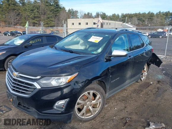 2018 Chevrolet Equinox Premier with VIN 2GNAXVEV7J6237540, listed as a IAAI auction lot 41201641 with 153,337 mi miles and . Bid and sale history available at DreamBid. Image 17.