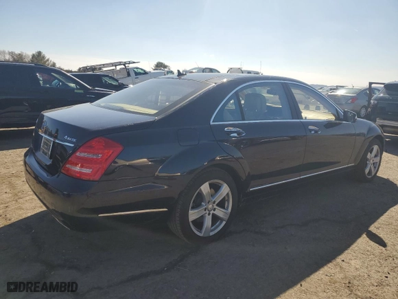 2013 Mercedes-Benz S-Class S 550 with VIN WDDNG9EB1DA515790, listed as a Copart auction lot 47459435 with 35,186 mi miles and Salvage Title. Bid and sale history available at carsss.com. Image 3.