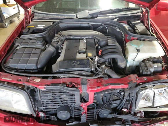 1997 Mercedes-Benz C 230/260/280/320 with VIN WDBHA28E6VF550639, listed as a Copart auction lot 59131195 with 72,722 mi miles and Salvage title. Bid and sale history available at DreamBid. Image 11.