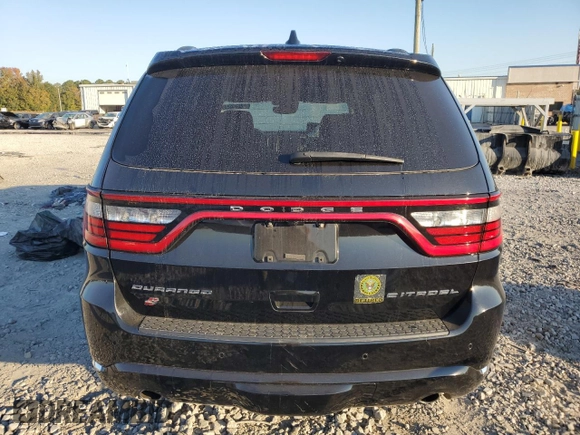 2019 Dodge Durango Citadel with VIN 1C4RDJEG2KC645693, listed as a Copart auction lot 76800094 with 91,085 mi miles and Salvage Title. Bid and sale history available at DreamBid. Image 6.