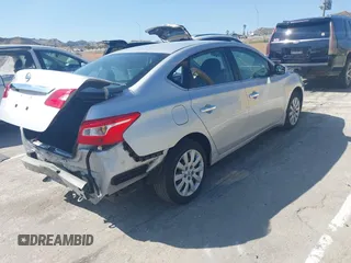 2019 Nissan Sentra S with VIN 3N1AB7AP5KY428872, listed as a IAAI auction lot 42004343 with 51,340 mi miles. Bid and sale history available at carsss.com. Image 4.