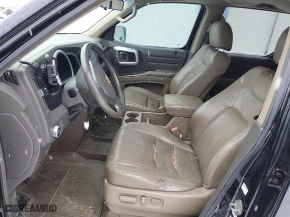 2007 Honda Ridgeline RTL w/Leather with VIN 2HJYK16527H005353, listed as a Copart auction lot 43468505 with 0 mi miles and Clean Title. Bid and sale history available at carsss.com. Image 7.