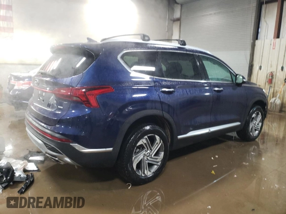 2022 Hyundai Santa Fe XRT with VIN 5NMS6DAJ8NH401602, listed as a Copart auction lot 43572275 with 44,982 mi miles and Salvage Title. Bid and sale history available at carsss.com. Image 3.