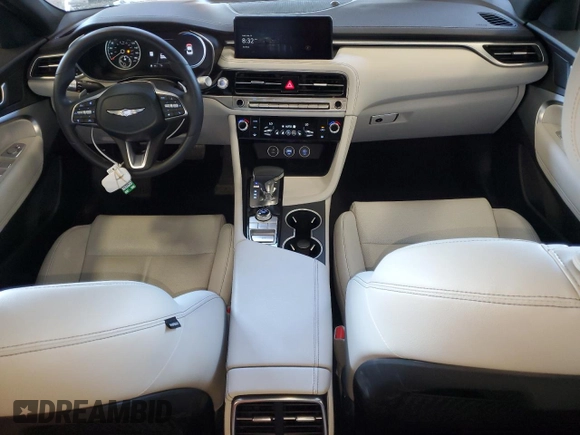 2024 Genesis G70 2.5T with VIN KMTG34SC4RU143352, listed as a Copart auction lot 56943305 with 20,316 mi miles and Clean title. Bid and sale history available at DreamBid. Image 8.