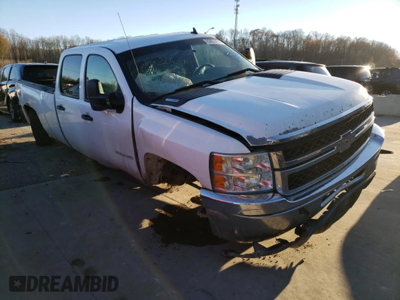2012 Chevrolet Silverado 3500HD Work Truck with VIN 1GC4KZC81CF120568, listed as a Copart auction lot 83803474 with 206,252 mi miles and Salvage Title. Bid and sale history available at carsss.com. Image 4.