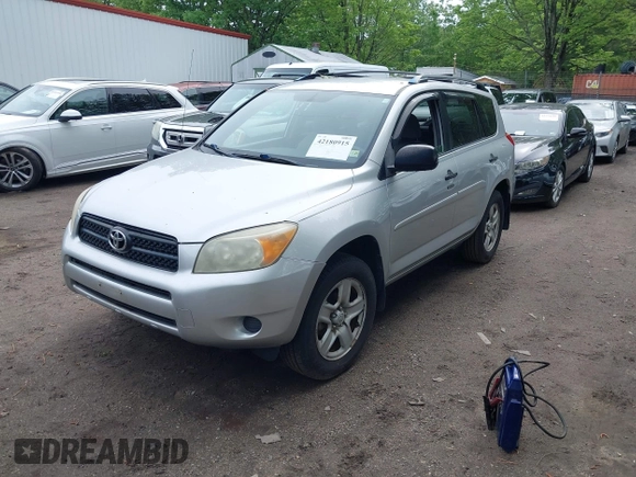 2008 Toyota RAV4 with VIN JTMZD33V786062752, listed as a IAAI auction lot 42180915 with 168,242 mi miles. Bid and sale history available at carsss.com. Image 2.