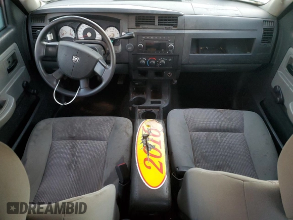 2010 Dodge Dakota with VIN 1D7CE2BK6AS135357, listed as a Copart auction lot 76288794 with 290,816 mi miles and Clean title. Bid and sale history available at DreamBid. Image 8.