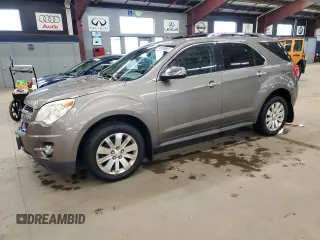 2011 Chevrolet Equinox LTZ z VIN 2CNFLGE52B6441939, wystawiony jako Copart lot #56030665 z przebiegiem 101 638 mil mil oraz Szkoda całkowita • Salvage title. Historia ofert i sprzedaży dostępna na DreamBid. Obrazek 1.