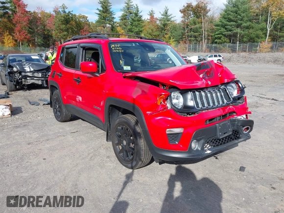2021 Jeep Renegade Latitude with VIN ZACNJDBB8MPM76728, listed as a IAAI auction lot 40611424 with 49,781 mi miles and . Bid and sale history available at DreamBid. Image 1.