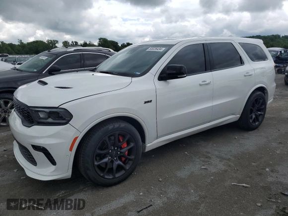 2021 Dodge Durango SRT 392 with VIN 1C4SDJGJ2MC521033, listed as a Copart auction lot 53026434 with 41,583 mi miles and Salvage title. Bid and sale history available at DreamBid. Image 1.