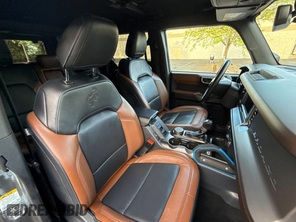 2022 Ford Bronco with VIN 1FMEE5DP5NLB24049, listed as a Copart auction lot 56769875 with 20,710 mi miles and Salvage Title. Bid and sale history available at DreamBid. Image 5.