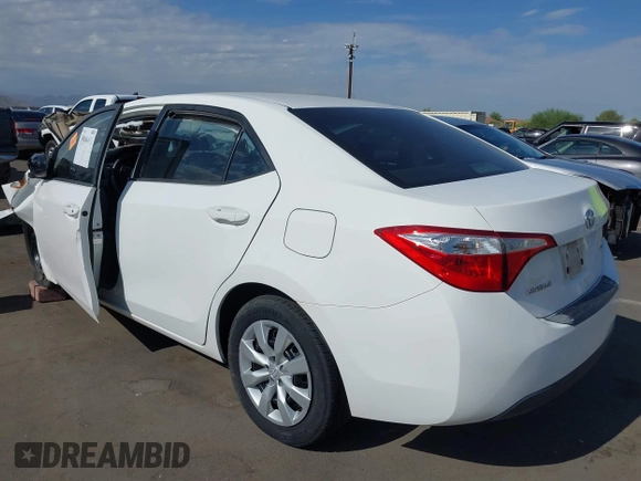 2016 Toyota Corolla L with VIN 2T1BURHE5GC583912, listed as a IAAI auction lot 39846411 with 79,002 mi miles and . Bid and sale history available at DreamBid. Image 3.