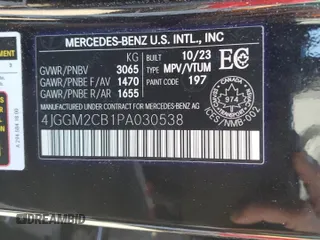 2023 Mercedes-Benz EQE 500 z VIN 4JGGM2CB1PA030538, wystawiony jako Copart lot #53849685 z przebiegiem 8 771 mil mil oraz Szkoda całkowita • Salvage title. Historia ofert i sprzedaży dostępna na DreamBid. Obrazek 13.