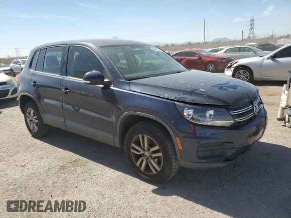 2013 Volkswagen Tiguan S z VIN WVGAV3AX7DW577836, wystawiony jako Copart lot #46491625 z przebiegiem 108 349 mil mil oraz Szkoda całkowita • Salvage title. Historia ofert i sprzedaży dostępna na DreamBid. Obrazek 4.
