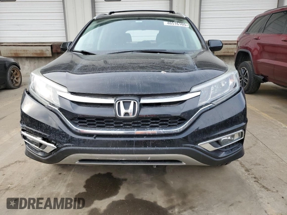 2015 Honda CR-V EX-L with VIN 2HKRM4H73FH604142, listed as a Copart auction lot 46516165 with 124,719 mi miles and Salvage Title. Bid and sale history available at carsss.com. Image 5.