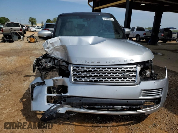 2013 Land Rover Range Rover HSE z VIN SALGS2DF7DA001206, wystawiony jako Copart lot #51338275 z przebiegiem 96 805 mil mil oraz Szkoda całkowita • Salvage title. Historia ofert i sprzedaży dostępna na DreamBid. Obrazek 5.