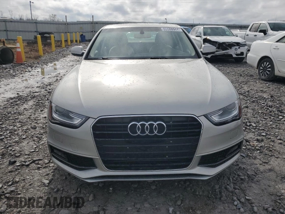 2014 Audi A4 Premium with VIN WAUAFAFL1EN014782, listed as a Copart auction lot 86588944 with 54,754 mi miles and Salvage Title. Bid and sale history available at carsss.com. Image 5.