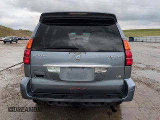 2006 Lexus GX 470 z VIN JTJBT20X360112578, wystawiony jako Copart lot #55975505 z przebiegiem 320 316 mil mil oraz Szkoda całkowita • Salvage title. Historia ofert i sprzedaży dostępna na DreamBid. Obrazek 6.