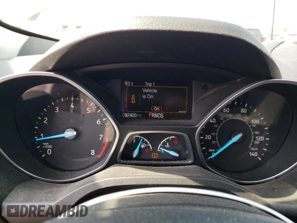 2018 Ford Escape S with VIN 1FMCU0F73JUA70541, listed as a Copart auction lot 60305685 with 92,400 mi miles and Salvage title. Bid and sale history available at DreamBid. Image 9.