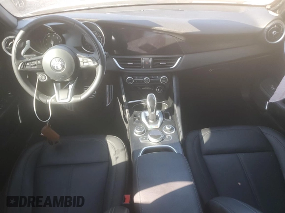 2022 Alfa Romeo Giulia with VIN ZARFAMAN1N7662764, listed as a Copart auction lot 73142704 with Not provided miles and Salvage title. Bid and sale history available at DreamBid. Image 8.