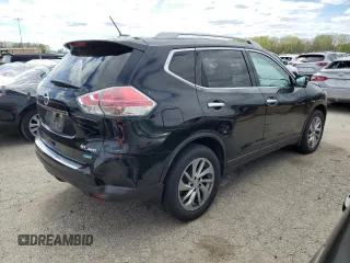 2014 Nissan Rogue SL with VIN 5N1AT2MV5EC780205, listed as a Copart auction lot 49141294 with 180,090 mi miles and Salvage Title. Bid and sale history available at carsss.com. Image 3.