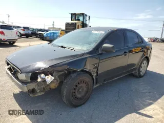 2010 Mitsubishi Lancer DE with VIN JA32U1FU1AU033370, listed as a Copart auction lot 65296834 with 144,485 mi miles and Salvage Title. Bid and sale history available at carsss.com. Image 1.