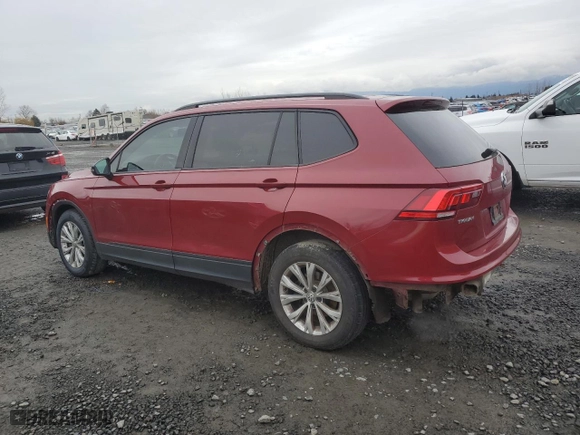 2019 Volkswagen Tiguan S with VIN 3VV1B7AX5KM054947, listed as a Copart auction lot 42442875 with 77,974 mi miles and Salvage Title. Bid and sale history available at carsss.com. Image 2.