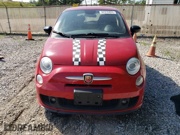 2015 FIAT 500 Abarth with VIN 3C3CFFFH6FT590412, listed as a Copart auction lot 62235855 with 67,892 mi miles and Clean title. Bid and sale history available at DreamBid. Image 5.