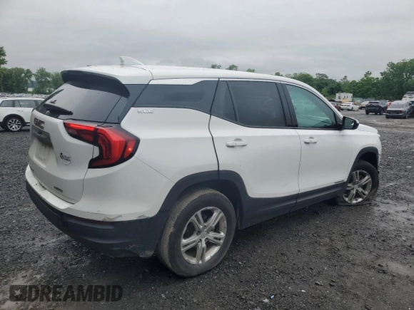 2019 GMC Terrain SLE with VIN 3GKALTEV6KL163800, listed as a Copart auction lot 60887855 with 71,360 mi miles and Salvage title. Bid and sale history available at DreamBid. Image 3.