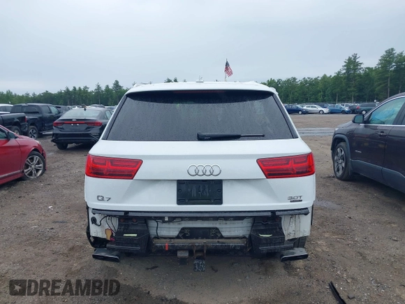 2017 Audi Q7 Premium Plus with VIN WA1LAAF79HD015549, listed as a IAAI auction lot 42537231 with 131,060 mi miles and . Bid and sale history available at DreamBid. Image 17.