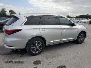 2019 Infiniti QX60 Pure with VIN 5N1DL0MN4KC502411, listed as a Copart auction lot 62968725 with 112,134 mi miles and Clean title. Bid and sale history available at DreamBid. Image 3.