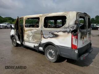 2018 Ford Transit Passenger XL с VIN 1FMZK1ZM1JKA35595, выставлен на аукционе Copart как лот 59886145 с пробегом Не указан миль и Списание • Salvage title. История ставок и продаж доступна на DreamBid. Изображение 2.