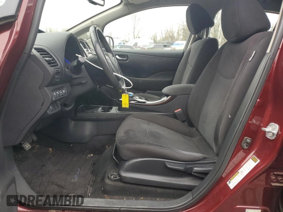 2016 Nissan LEAF SV with VIN 1N4BZ0CP8GC303355, listed as a Copart auction lot 48163075 with 67,665 mi miles and Salvage Title. Bid and sale history available at carsss.com. Image 7.
