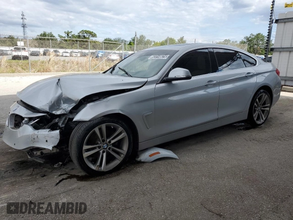 2019 BMW 4 Series 430i with VIN WBA4J1C57KBM13243, listed as a Copart auction lot 52214625 with 87,246 mi miles and Clean Title. Bid and sale history available at DreamBid. Image 1.