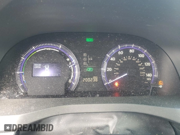 2010 Lexus HS 250h with VIN JTHBB1BA1A2037173, listed as a Copart auction lot 55878985 with 200,238 mi miles and Clean Title. Bid and sale history available at DreamBid. Image 9.
