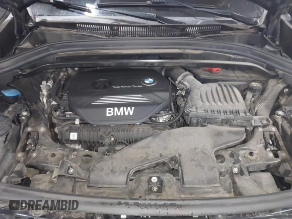 2018 BMW X1 xDrive28i with VIN WBXHT3C30J5K29383, listed as a IAAI auction lot 41503314 with 107,678 mi miles. Bid and sale history available at carsss.com. Image 10.