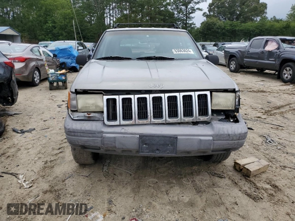 1998 Jeep Grand Cherokee Laredo with VIN 1J4FX58S7WC350624, listed as a Copart auction lot 63063624 with 0 mi miles and Salvage Title. Bid and sale history available at carsss.com. Image 5.