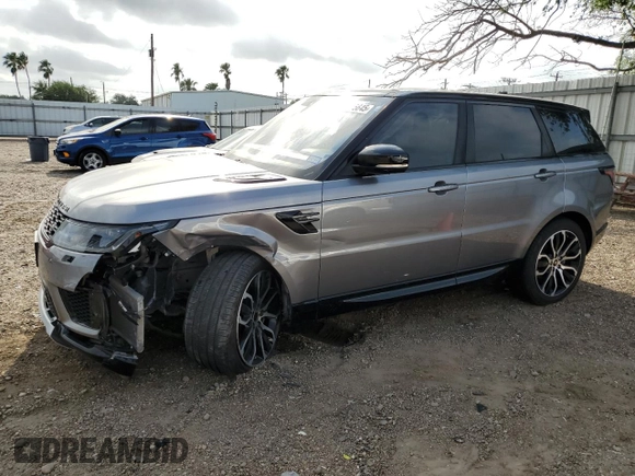 2021 Land Rover Range Rover Sport HSE Silver Edition with VIN SALWR2SU4MA749615, listed as a Copart auction lot 50415645 with 76,370 mi miles and Salvage title. Bid and sale history available at DreamBid. Image 1.